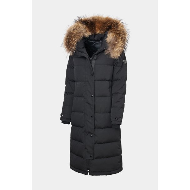 Lizzie - Black - Raccoon Fur
